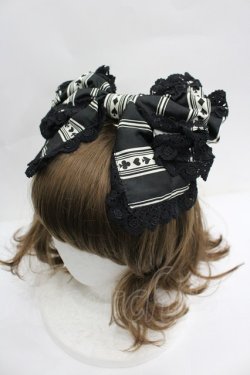 画像3: BABY,THE STARS SHINE BRIGHT / KC Alice's Portraitカチューシャ  ブラック I-26-04-03-100-BA-AC-SA-ZI