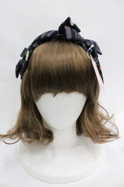 画像2: metamorphose / シトロンソーダヘッドドレス風カチューシャ  ブラック I-26-04-03-101-ME-AC-SA-ZI