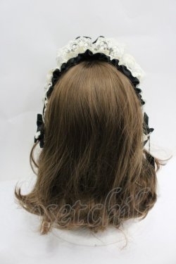 画像3: Innocent World / はしごレースフリルカチューシャ  ブラック I-26-04-03-103-IW-AC-SA-ZI