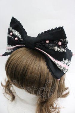 画像3: Angelic Pretty / きまぐれバニラちゃんカチューシャ  クロ I-26-04-03-105-AP-AC-SA-ZI