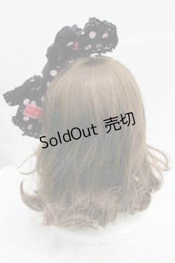 画像3: BABY,THE STARS SHINE BRIGHT / Baby Cafe柄Candyカチューシャ  ブラック×ピンク I-26-04-03-108-BA-AC-SA-ZI