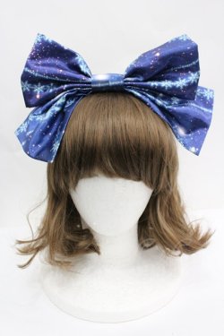 画像1: Royal Princess Alice / Twinkle Snow Crystalカチューシャ  ネイビー I-26-04-03-111-LO-ZA-SA-ZI