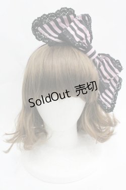 画像2: BABY,THE STARS SHINE BRIGHT / Baby Cafe柄ジェラートカチューシャ  ピンク×ブラック I-26-04-03-112-BA-AC-SA-ZI