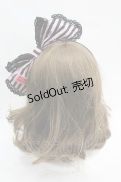 画像3: BABY,THE STARS SHINE BRIGHT / Baby Cafe柄ジェラートカチューシャ  ピンク×ブラック I-26-04-03-112-BA-AC-SA-ZI