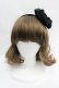 画像2: MILK / HATベビーパフカチューシャ  ブラック I-26-04-03-113-ML-AC-SA-ZI (2)