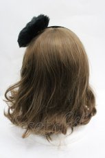 画像3: MILK / HATベビーパフカチューシャ  ブラック I-26-04-03-113-ML-AC-SA-ZI (3)