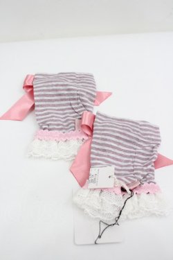 画像2: MILK / ストライプグローブ  ピンク I-26-04-03-121-ML-ZA-SA-ZI