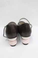 画像2: DearMyLove / マカロンヒールシューズ 23.5CM ブラウン I-26-04-03-124-EL-SH-SA-ZI (2)