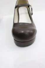 画像4: DearMyLove / マカロンヒールシューズ 23.5CM ブラウン I-26-04-03-124-EL-SH-SA-ZI (4)