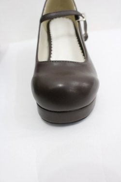 画像4: DearMyLove / マカロンヒールシューズ 23.5CM ブラウン I-26-04-03-124-EL-SH-SA-ZI