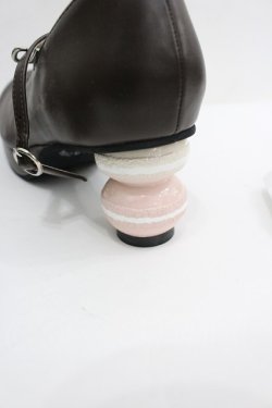 画像5: DearMyLove / マカロンヒールシューズ 23.5CM ブラウン I-26-04-03-124-EL-SH-SA-ZI