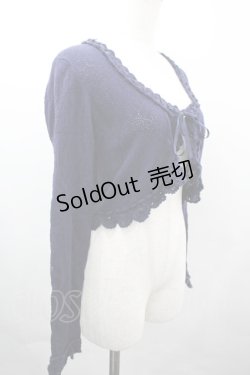 画像3: ALICE and the PIRATES / 刺繍ニットボレロ  ネイビー I-26-04-03-014-PA-TO-SA-ZI