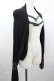 画像3: Na+H / 2連ベルトカーディガン  黒 I-26-04-03-017-PU-TO-SA-ZI (3)
