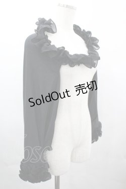 画像3: Na+H / フリルカーディガン  黒 I-26-04-03-018-PU-TO-SA-ZI