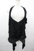 Na+H / フリルベスト  黒 I-26-04-03-020-PU-TO-SA-ZI
