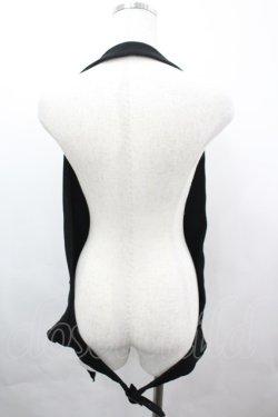 画像2: Na+H / フリルベスト  黒 I-26-04-03-020-PU-TO-SA-ZI