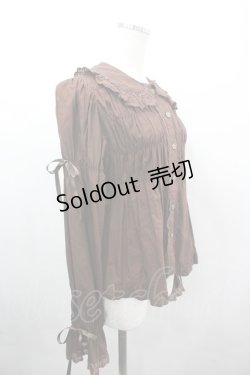 画像3: BABY,THE STARS SHINE BRIGHT / ベビードールブラウス  ブラウン I-26-04-03-002-BA-BL-SA-ZI