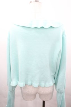 画像2: CHIP CLIP / 五月アイ/フリルカーディガン 4L ミント I-26-04-03-021-PU-TO-TE-ZI