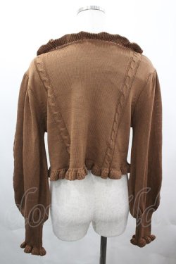 画像2: Eri Aino's collaboration / TT*AINバラシシュウカーディガン L 中茶 I-26-04-03-023-PU-TO-SA-ZI