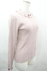 画像3: axes femme / バラボトルネックリブプルオーバー  ピンク I-26-04-03-026-AX-TO-SA-ZI (3)