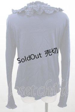 画像2: PINK HOUSE / ピンタック襟カットソー  青 I-26-04-03-027-LO-TO-SA-ZI