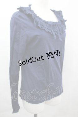 画像3: PINK HOUSE / ピンタック襟カットソー  青 I-26-04-03-027-LO-TO-SA-ZI