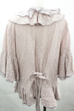 画像2: PINK HOUSE / 総レースフリルカーディガン  ラベンダー I-26-04-03-028-LO-TO-SA-ZI