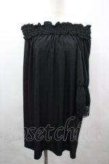 Na+H / vioオフショルダーワンピース  黒 I-26-04-03-030-PU-OP-SA-ZI