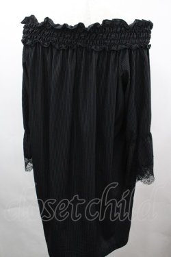 画像2: Na+H / vioオフショルダーワンピース  黒 I-26-04-03-030-PU-OP-SA-ZI