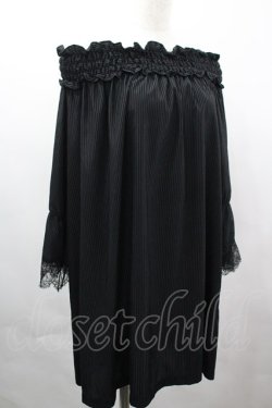 画像3: Na+H / vioオフショルダーワンピース  黒 I-26-04-03-030-PU-OP-SA-ZI