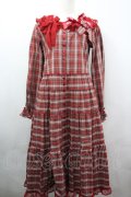 PINK HOUSE / PINK HOUSE×misako aoki チェックワンピース  赤チェック I-26-04-03-032-LO-OP-SA-ZI