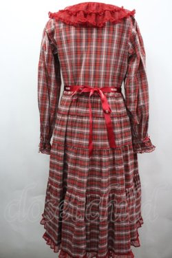 画像2: PINK HOUSE / PINK HOUSE×misako aoki チェックワンピース  赤チェック I-26-04-03-032-LO-OP-SA-ZI