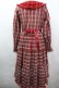 画像2: PINK HOUSE / PINK HOUSE×misako aoki チェックワンピース  赤チェック I-26-04-03-032-LO-OP-SA-ZI (2)