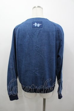 画像3: PINK HOUSE / ロゴ刺繍ブルゾン 3(M) ブルー I-26-04-06-030-LO-JA-SA-ZI