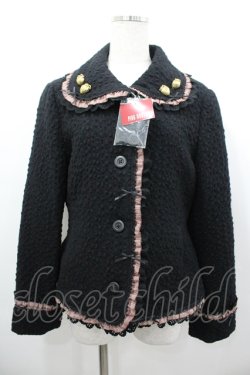 画像1: PINK HOUSE / ベリーツィードジャケット  黒Ｘゴールド I-26-04-06-032-LO-JA-SA-ZI