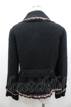 画像4: PINK HOUSE / ベリーツィードジャケット  黒Ｘゴールド I-26-04-06-032-LO-JA-SA-ZI