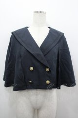 Kurumi Collaboration / マリンアカデミアケープ M 黒 I-26-04-06-035-GO-JA-SA-ZI