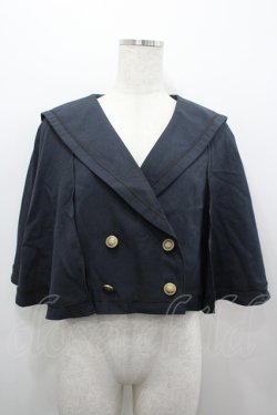 画像1: Kurumi Collaboration / マリンアカデミアケープ M 黒 I-26-04-06-035-GO-JA-SA-ZI