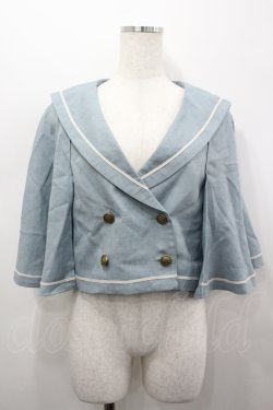 画像1: Kurumi Collaboration / マリンアカデミアケープ M ブルー I-26-04-06-036-GO-JA-SA-ZI