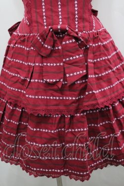 画像3: BABY,THE STARS SHINE BRIGHT / トランプレジメンタルジャンパースカート  赤 I-26-04-06-039-BA-OP-SA-ZI