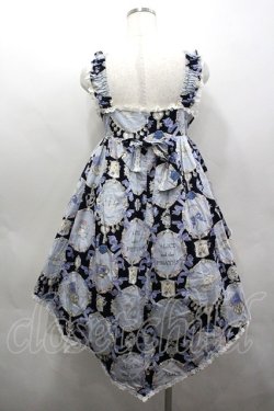 画像3: ALICE and the PIRATES / 宝石柄ジャンパースカート  紺 I-26-04-06-040-PA-OP-SA-ZI