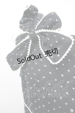 画像2: Innocent World / ドットリボンジャンパースカート  黒Ｘ白 I-26-04-06-041-IW-OP-SA-ZI