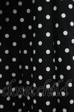 画像2: MILK / Anna Scarfワンピース  黒Ｘ白 I-26-04-06-045-ML-OP-SA-ZI