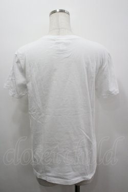 画像4: Jane Marple / Signature Printed T-shirt S 白×ブルー I-26-04-06-005-JM-TO-TE-ZI