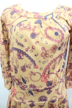 画像2: MILK / ジュエリーナワンピース  ゴールド I-26-04-06-046-ML-OP-SA-ZI