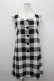 画像1: MILK / ROB ROYジャンパースカート  黒Ｘ白チェック I-26-04-06-052-ML-OP-SA-ZI (1)