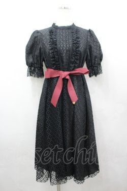 画像1: Emily Temple cute / 刀剣乱舞-ONLINE-加州清光ver.ワンピース  黒Ｘボルドー I-26-04-06-059-ET-OP-SA-ZI