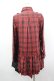 画像4: ALGONQUINS / ベスト重ね着風シャツワンピース  レッド I-26-04-06-061-AL-OP-SA-ZI (4)