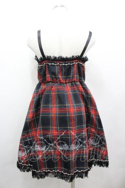 画像3: h.NAOTO / チェック前開きキャミソールワンピース  グリーン×レッド I-26-04-06-064-0-OP-SA-ZI