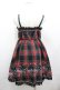 画像3: h.NAOTO / チェック前開きキャミソールワンピース  グリーン×レッド I-26-04-06-064-0-OP-SA-ZI (3)